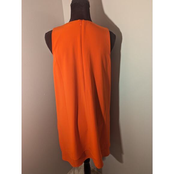 Carolina Belle Montreal orange sleeveless dress Sz 6 - Picture 2 of 6